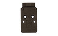 Calculated Kinetics, DOGTAG Optic Plate, For Trijicon RMR, Fits Walther PDP 2.0 and F Series, Anodized Finish, Black