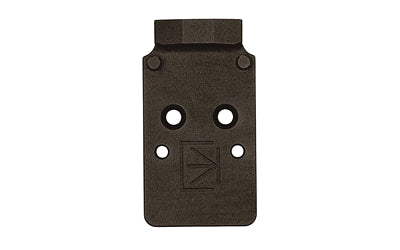 Calculated Kinetics, DOGTAG Optic Plate, For Trijicon RMR, Fits Walther PDP 2.0 and F Series, Anodized Finish, Black