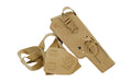 Cole-TAC, Varmint Wrangler, Chest Holster, Fits Most 22LR Suppressor Host (Ruger MK Series/M&P22/Buckmark/TX22) with Suppressors Attached and Weapon Mounted Light, Coyote Brown