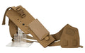 Cole-TAC, Varmint Wrangler XL, Chest Holster, Fits Most Full Size Pistols with Suppressors Attached and Weapon Mounted Light, Coyote Brown