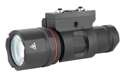 Crimson Trace Corporation, Tactical Light For Rail Equipped Long Guns, Fits 1913 Picatinny Rail, 500 Lumen LED White Light, Remote On/Off Pad with Cord Hook and Loop Mounting Straps, Solid And Momentary Modes, 1 Hour 10 Min Runtime on CR123A Battery