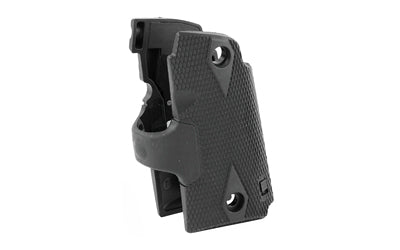 Crimson Trace Corporation, Hi-Brite Laser Grip, Fits Kimber Micro 9, Rubber Wraparound, Black Finish, User Installed