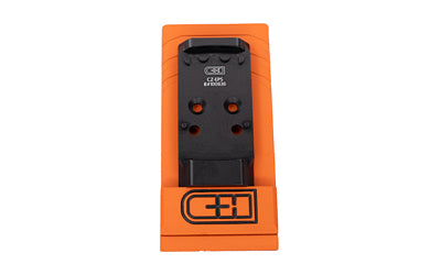 C&H Precision, V4, Optic Mounting Plate, Fits Optic Ready CZ P10 to Holosun EPS/EPS Carry, Anodized Finish, Black