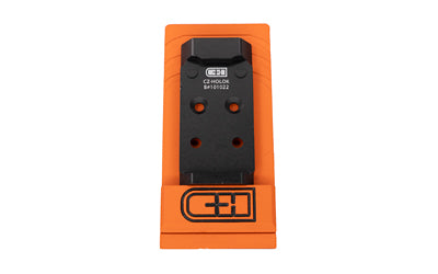 C&H Precision, V4, Optic Mounting Plate, Fits Optic Ready CZ P10 to Holosun 407K/507K, Anodized Finish, Black