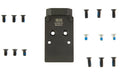 C&H Precision, V4, Optic Mounting Plate, Fits Optic Ready CZ P-10, Trijicon RMR/SRO/RCR, Holosun 407C/507C/507Comp/508T & C&H EDC-XL/Comp, Matte Finish, Black