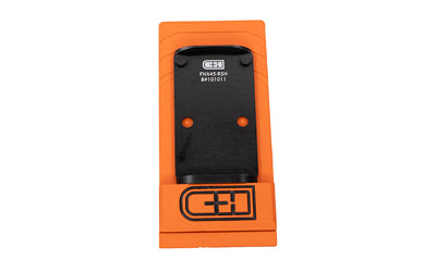 C&H Precision, V4, Optic Mounting Plate, For Optic Ready FN FNX to Holosun 407C/507C/507 Comp/508T, Trijicon RMR/SRO/RCR, C&H EDC-XL/COMP, Anodized Finish, Black
