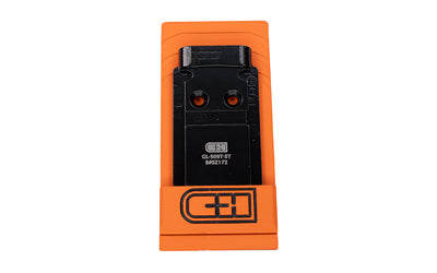 C&H Precision, V4, Optic Mounting Plate, Fits Glock MOS to Holosun 509T, Anodized, Black