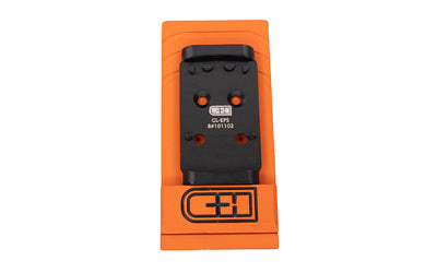 C&H Precision, V4, Optic Mounting Plate, Fits Glock MOS (Not 43X) to Holosun EPS/EPS Carry, Anodized Finish, Black