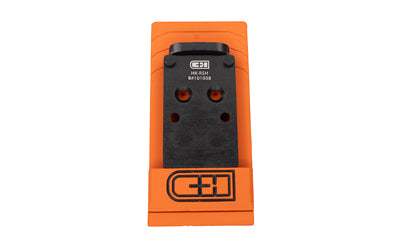 C&H Precision, V4, Optic Mounting Plate, For HK VP9 Optic Ready to Trijicon RMR/SRO, Holosun 507C/407C/507 Comp,508T, C&H EDC-XL/COMP, Anodized Finish, Black, Includes Mounting Hardware