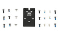 C&H Precision, XD OSP, Optic Mounting Plate, Fits Springfield Armory XDM to RMR/407C/507C, Anodized Finish, Black