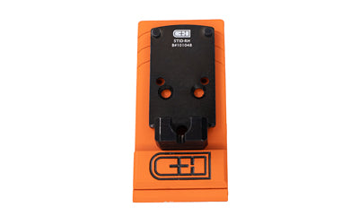 C&H Precision, V4, Optic Mounting Plate, For Staccato Duo to the Trijicon RMR, Holosun 407C/507C/508C/508T, C&H COMP/EDC XL, Anodized Finish, Black, Includes Mounting Hardware