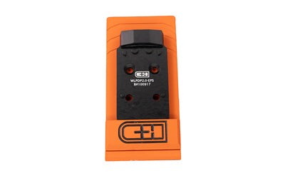 C&H Precision, V4, Optic Mounting Plate, Fits Walther PDP 2.0 to Holosun EPS/EPS Carry, Anodized Finish, Black