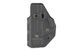 Crucial Concealment, Covert IWB, Inside Waistband Holster, Ambidextrous, Kydex, Black, Fits S&W Shield 9/40