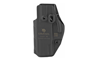 Crucial Concealment, Covert IWB, Inside Waistband Holster, Ambidextrous, Kydex, Black, Fits Taurus G2C/G3C