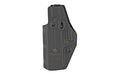 Crucial Concealment, Covert IWB, Inside Waistband Holster, Ambidextrous, Kydex, Black, Fits S&W Shield EZ 9/380
