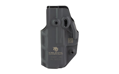 Crucial Concealment, Covert IWB, IWB Belt Holster, Fits FN Reflex, Kydex Construction, Black, Right Hand