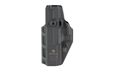 Crucial Concealment, Covert IWB, IWB Belt Holster, Fits Springfield Echelon, Kydex Construction, Black, Right Hand