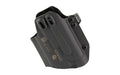Crucial Concealment, Universal Light Holster, Inside Waistband Holster, Ambidextrous, Kydex, Matte Finish, Black, Universal Fit with Streamlight TLR-1/TLR-1 HL