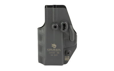 Crucial Concealment, Covert IWB, Holster, Ambidextrous, Black, Kydex, Fits HK CC9