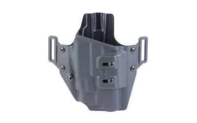 Crucial Concealment, Universal Light Holster, Outside Waistband, Right Hand, Kydex, Matte Finish, Black, Universal Fit for Streamlight TLR-7 A/X/HL-X