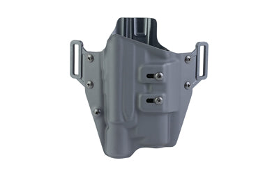 Crucial Concealment, Universal Light Holster, Outside Waistband, Right Hand, Kydex, Matte Finish, Black, Universal Fit for Surefire X300 A/B Ultra/Turbo