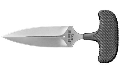 Cold Steel, Safe Maker I, Fixed Blade Knife, AUS8A Steel, Plain Edge, 4.5" Blade, Includes Secure-Ex Sheath
