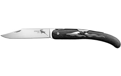 Cold Steel, Kudu Lite, Folding Knife, Silver, Plain Edge, Clip Point, 4.25" Blade, Stonewashed Finish, 5Cr15MoV, Black Handle