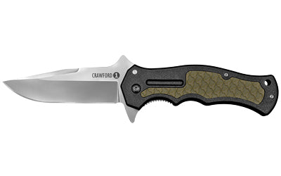 Cold Steel, Crawford Model 1, Folding Knife, 4034SS Steel, Plain Edge, 3.5" Blade
