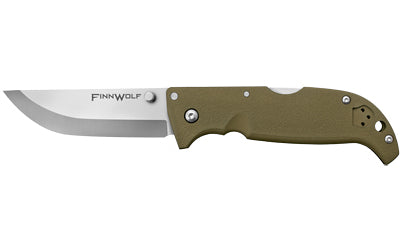 Cold Steel, Finn Wolf, 3.5" Folding Knife, Plain Edge, AUS 8A Stainless, Pocket Clip