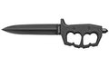 Cold Steel, Chaos Double Edge, Fixed Blade Knife, 7.5" Blade, Plain Edge, SK-5 High Carbon Steel, Includes Secure-Ex Sheath