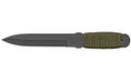 Cold Steel, True Flight Thrower, Fixed Blade Knife, 6.75" Blade, Plain Edge, 1055 Carbon Steel, Paracord Wrapped Handle, Includes Secure-Ex Sheath