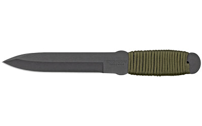 Cold Steel, True Flight Thrower, Fixed Blade Knife, 6.75" Blade, Plain Edge, 1055 Carbon Steel, Paracord Wrapped Handle, Includes Secure-Ex Sheath