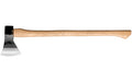 Cold Steel, Trail Boss, Axe, Black and Silver, Plain Edge, 1055 Carbon, 27" Natural Wood Handle