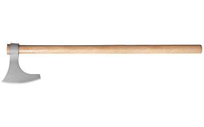 Cold Steel, Viking Hand Axe, Axe, Silver, Plain, 1055 Carbon, 30" Natural Wood Handle
