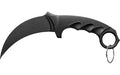 Cold Steel, FGX Karambit, Fixed Blade Knife, 4" Blade, Karambit, Plain Edge, Black Handle, Kray-Ex, Black