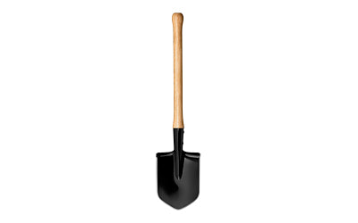 Cold Steel, Spetsnaz Shovel, Trench Shovel, Tool, Black, Shovel, Medium Carbon Steel, Natural Wood Handle