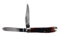 Cold Steel, Mini Trapper, Folding Knife, 2 Blade, 2.6" Clip Point Blade, 2.7" Spey Blade, 6.20" Overall Length, 8Cr13MoV Blade Steel, Plain Edge, Satin Finish, Silver, Jigged Bone Handle, Slip Joint
