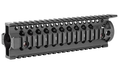 Daniel Defense, Omega Rail, 9.0", Fits Mid-Length Length, AR Rifles, 2 Piece Drop-In Free Float Rail System, Black