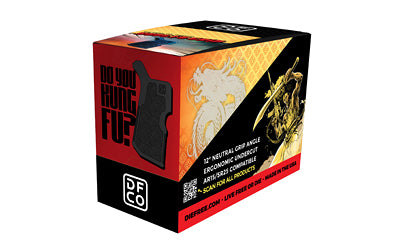 Die Free Co, Kung Fu Grip, Rifle Grip, Black, Fits AR-15/AR-10, Display Carton Includes (10)-Kung Fu Grips