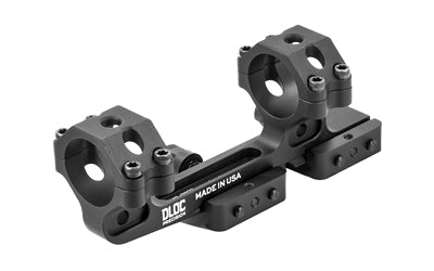 DLOC Precision, Cantilever Scope Mount, 30mm, 1.53" Height, Hardcoat Anodized Finish, Black, Fits Picatinny