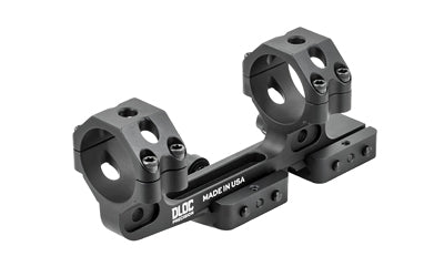 DLOC Precision, Cantilever Scope Mount, 34mm, 1.63" Height, Hardcoat Anodized Finish, Black, Fits Picatinny