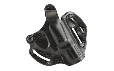 DeSantis Gunhide, Thumb Break Scabbard Belt Holster, Fits 2-2 1/4" S&W J-Frame, 2" Taurus 85, Right Hand, Black Leather