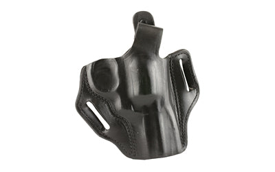 DeSantis Gunhide, Thumb Break Scabbard Belt Holster, Fits 3" Colt Python, 3" Ruger GP100, 2 1/2-3" S&W L Frame, Right Hand, Black Leather