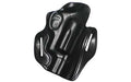 DeSantis Gunhide, 002, Speed Scabbard, Belt Holster, 2 Belt Slots, No Tension Screw, Fits 2" Taurus Public Defender w/ 2.5" Cylinder, Right Hand, Black Leather