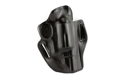 DeSantis Gunhide, 002, Speed Scabbard, Belt Holster, 2 Belt Slots, No Tension Screw, Fits S&W Governor, Right Hand, Black Leather