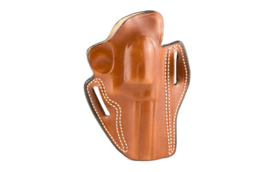 DeSantis Gunhide, 002, Speed Scabbard, Belt Holster, 2 Belt Slots, No Tension Screw, Fits 4" S&W N 25/27/29/629/357PD, S&W Classic Hunter, Ruger Redhawk, Colt Anaconda, Dan Wesson 44VH, Right Hand, Tan Leather