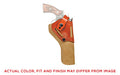 DeSantis Gunhide, Wild Hog, OWB Holster, Ambidextrous, Natural Leather, Fits Heritage Rough Rider 6.5", Leather Construction