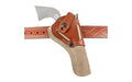 DeSantis Gunhide, Wild Hog Cowboy Belt Holster, Fits Ruger Wrangler, Ambidextrous, Tan Leather