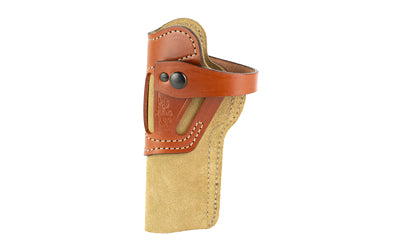 DeSantis Gunhide, Wild Hog, Outside the Waistband Holster, Ambidextrous, Fits Ruger MK Series, 22/45, S&W 41, Browning Buckmark, Leather, Tan