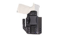 DeSantis Gunhide, Persuader, Inside Waistband Holster, Fits Glock 43/43X with or without Optic, Right Hand, Polymer, Carbon Fiber Finish, Black